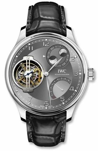 IWC Portugieser Constant-Force Tourbillon Double Moon Platinum / Ardoise IW5901-02 (IW590102)